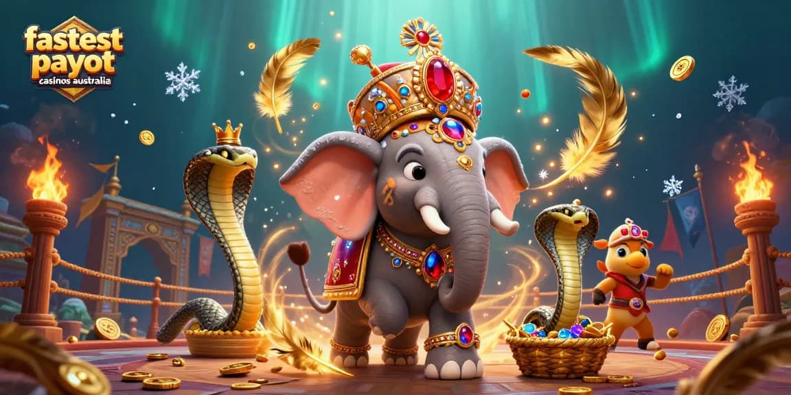 Experience the fastest payout casinos Australia with thrilling 3D cartoon characters and rich casino elements.