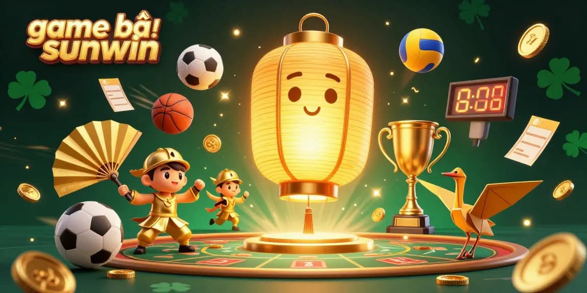 Engage in thrilling game bài sunwin with dynamic casino elements and energetic spirit characters in a vibrant scene.