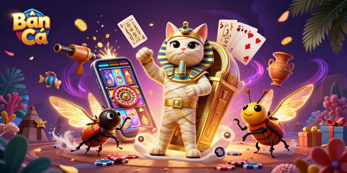 Engage in Bắn Cá with vibrant underwater scenes and thrilling fish shooting action.