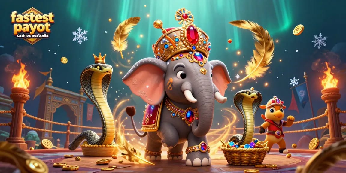Experience the fastest payout casinos Australia with thrilling 3D cartoon characters and rich casino elements.