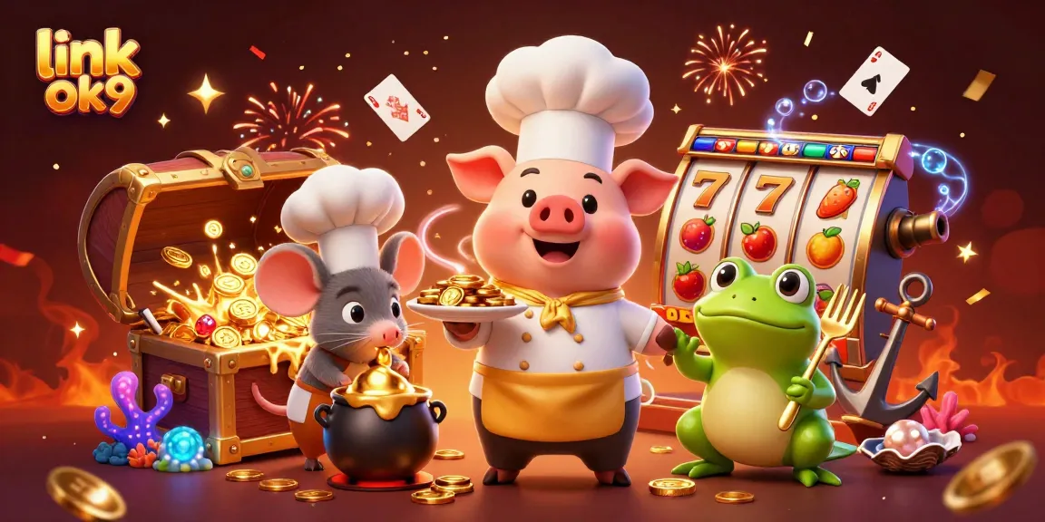 Experience winning strategies at link ok9 with dynamic casino-themed characters and elements.