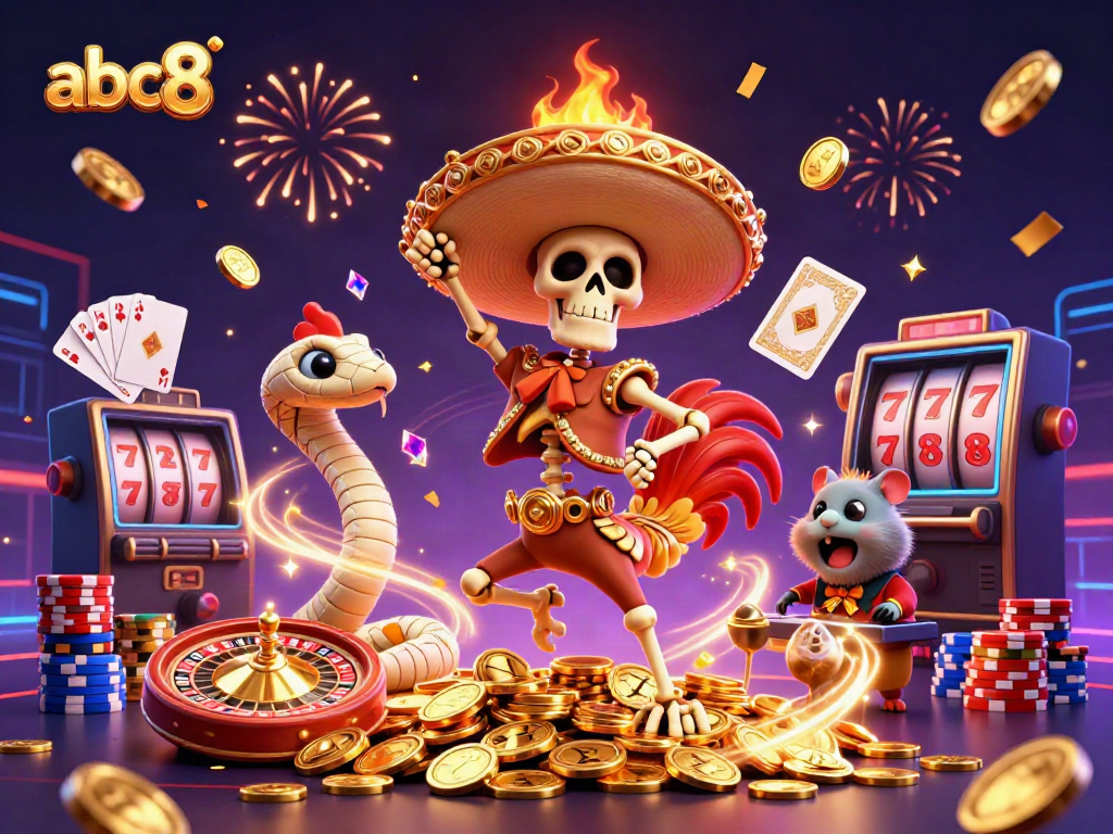 Experience the thrilling excitement of abc8 casino with vibrant characters and dynamic gaming elements.