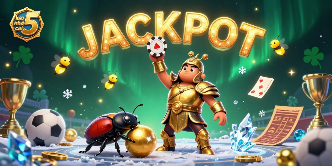 Celebrate victories with keo nha cai 5, featuring vibrant beetles and captivating casino elements!